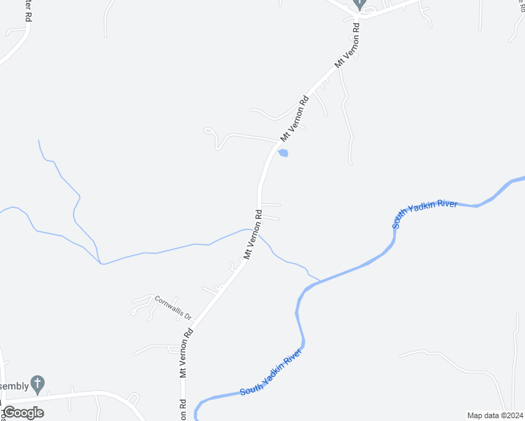 map of restaurants, bars, coffee shops, grocery stores, and more near 985 Mount Vernon Road in Woodleaf