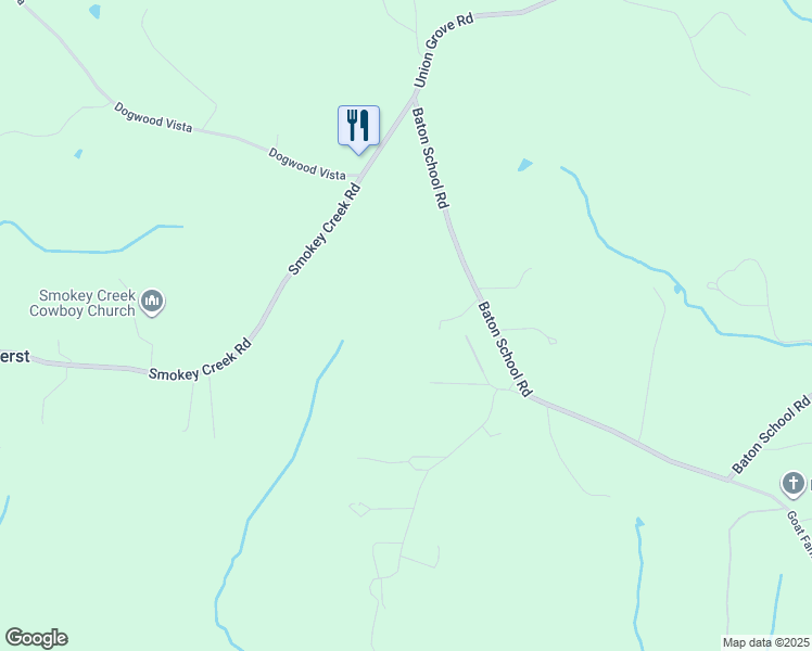 map of restaurants, bars, coffee shops, grocery stores, and more near 2039 Baton School Road in Lenoir