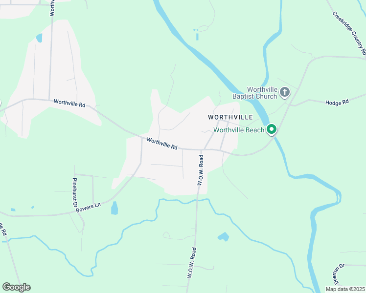 map of restaurants, bars, coffee shops, grocery stores, and more near 1079 Worthville Road in Randleman