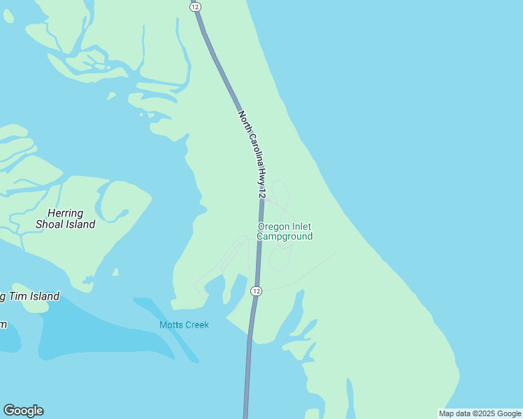 map of restaurants, bars, coffee shops, grocery stores, and more near 23791 North Carolina Highway 12 in Nags Head