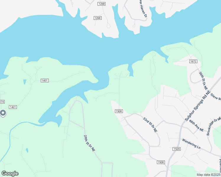 map of restaurants, bars, coffee shops, grocery stores, and more near 4365 30th Street Lane Northeast in Hickory