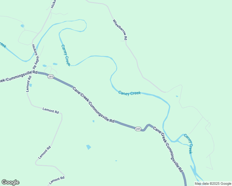 map of restaurants, bars, coffee shops, grocery stores, and more near 2524 Cane Creek-Cummingsville Road in Spencer
