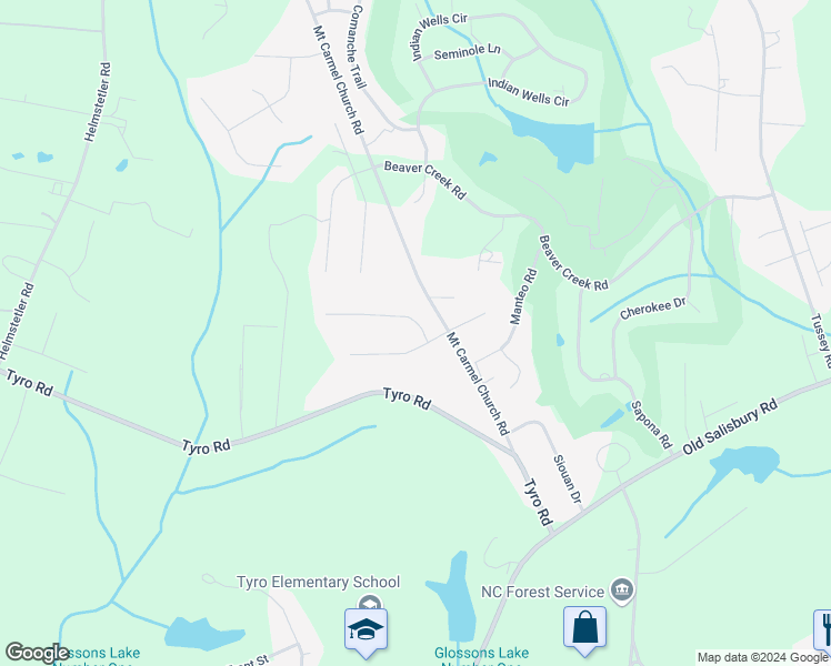 map of restaurants, bars, coffee shops, grocery stores, and more near 127 McKenzie Court in Lexington