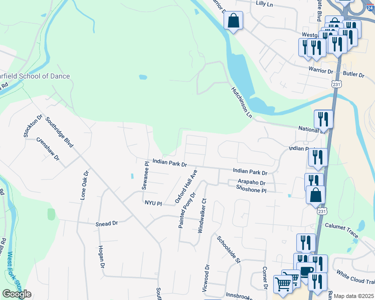 map of restaurants, bars, coffee shops, grocery stores, and more near 2324 New Holland Circle in Murfreesboro