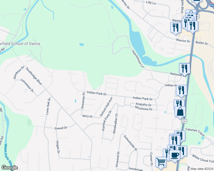 map of restaurants, bars, coffee shops, grocery stores, and more near 2324 New Holland Circle in Murfreesboro