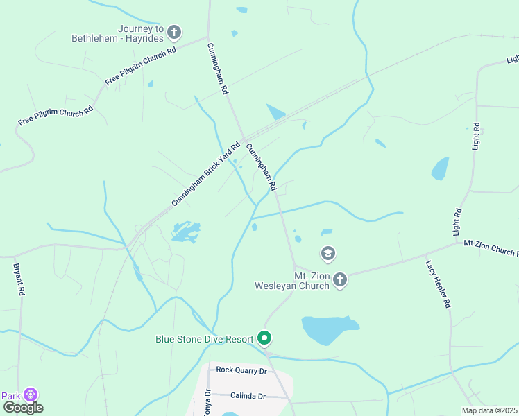 map of restaurants, bars, coffee shops, grocery stores, and more near 2691 Cunningham Road in Thomasville