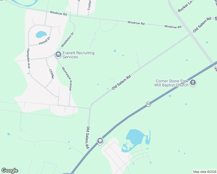 map of restaurants, bars, coffee shops, grocery stores, and more near 5124 Old Salem Road in Rockvale