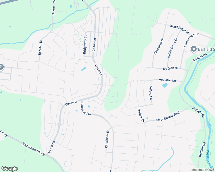 map of restaurants, bars, coffee shops, grocery stores, and more near 2508 Elmcroft Avenue in Murfreesboro