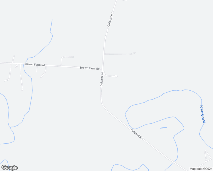 map of restaurants, bars, coffee shops, grocery stores, and more near 4345 Colonial Road in Tarboro