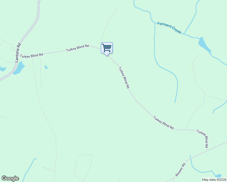 map of restaurants, bars, coffee shops, grocery stores, and more near 932 Turkey Blind Road in Crossville