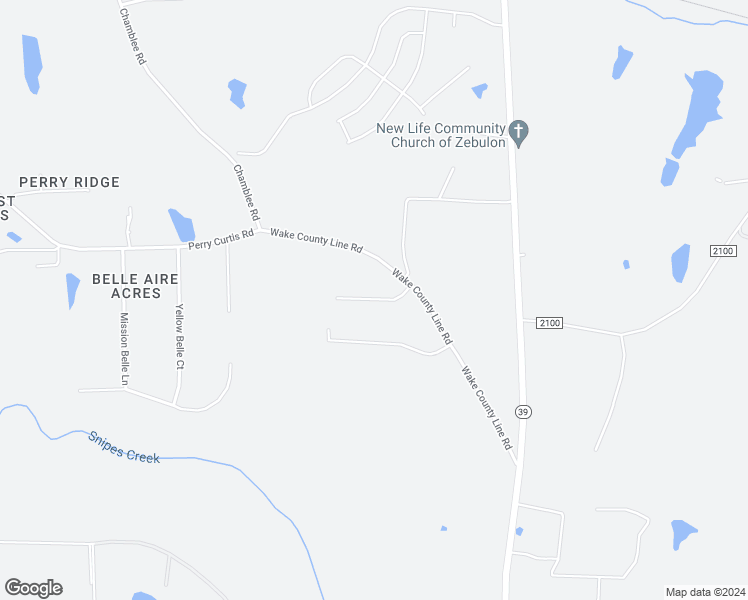 map of restaurants, bars, coffee shops, grocery stores, and more near Rickenbacker Drive in Johnston County