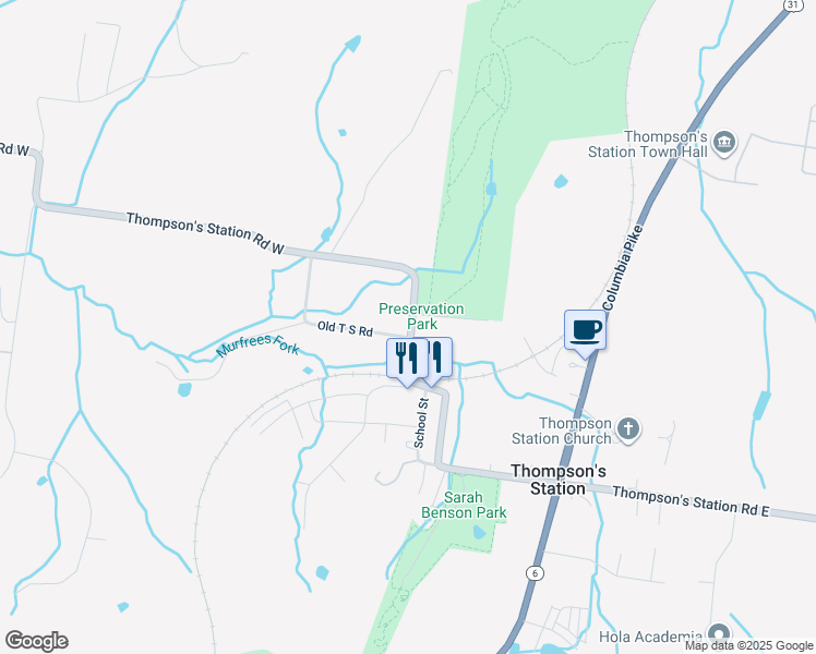 Thompson's Station TN Walk Score