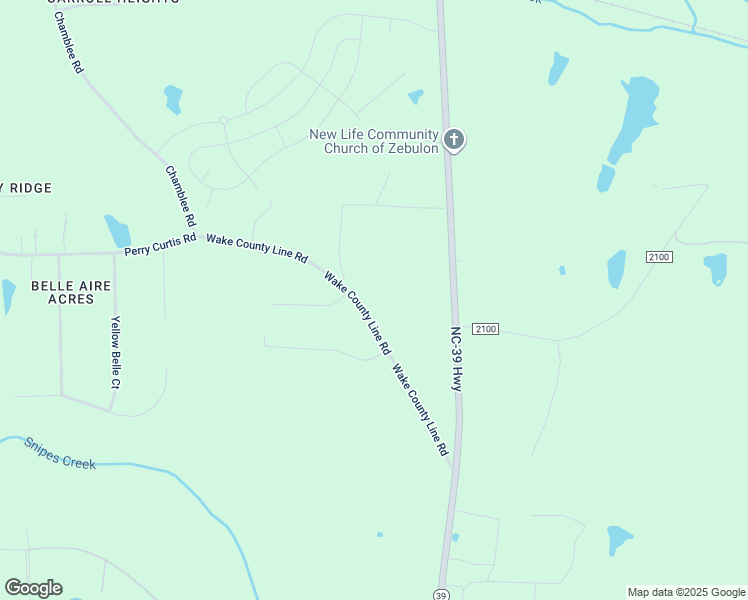 map of restaurants, bars, coffee shops, grocery stores, and more near 364 Wake County Line Road in Zebulon