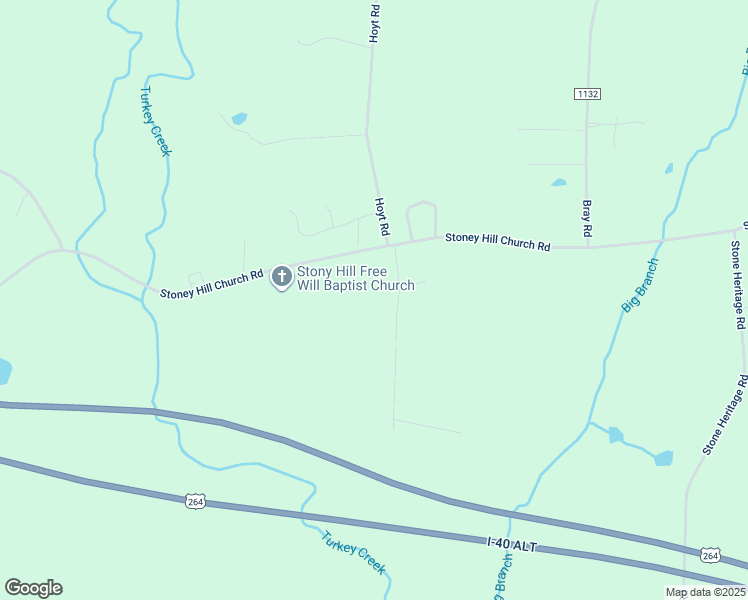 map of restaurants, bars, coffee shops, grocery stores, and more near 9407 Stoney Hill Church Road in Middlesex
