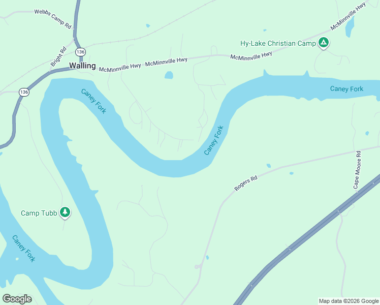 map of restaurants, bars, coffee shops, grocery stores, and more near 558 Lakeview Rd in White