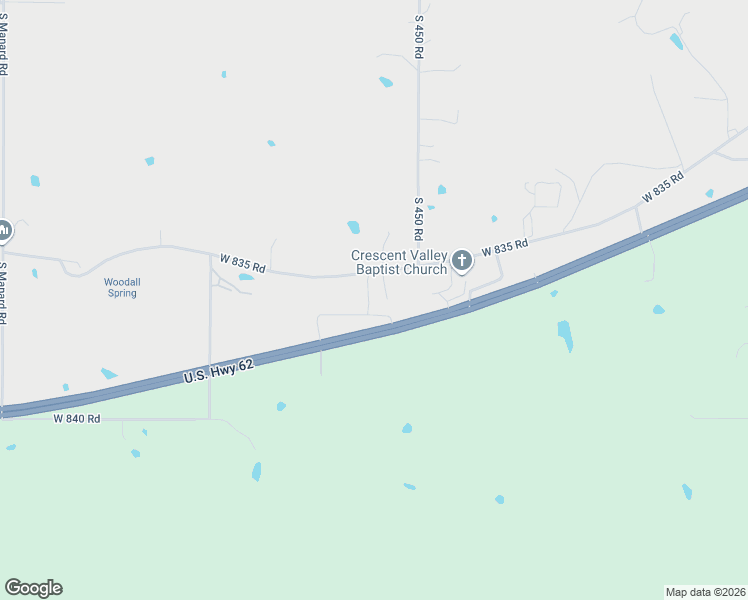map of restaurants, bars, coffee shops, grocery stores, and more near 11872 West 838 Road in Tahlequah