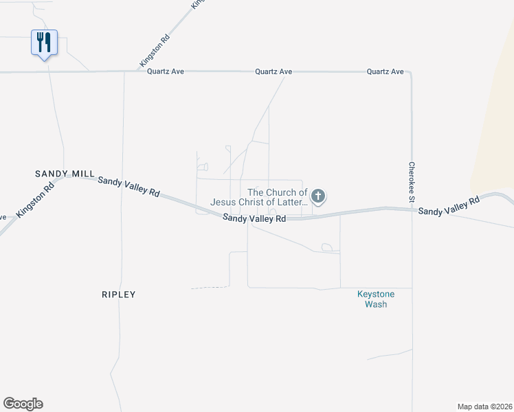 map of restaurants, bars, coffee shops, grocery stores, and more near 2490 Jade Avenue in Sandy Valley