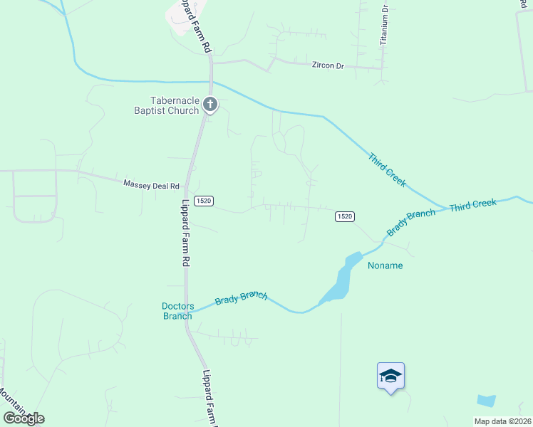 map of restaurants, bars, coffee shops, grocery stores, and more near 538 Massey Deal Road in Statesville