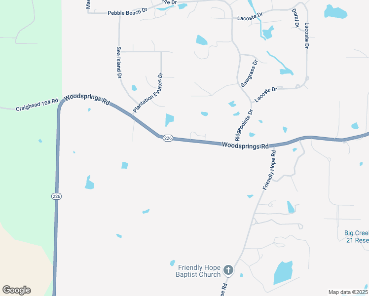 map of restaurants, bars, coffee shops, grocery stores, and more near 4031 Ridgepointe Cove in Jonesboro