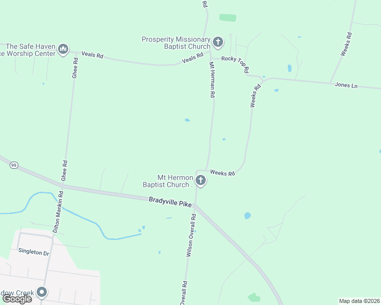map of restaurants, bars, coffee shops, grocery stores, and more near 2200 Mount Herman Road in Murfreesboro