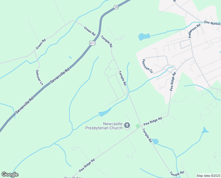 map of restaurants, bars, coffee shops, grocery stores, and more near 252 Daisy Circle in Maryville