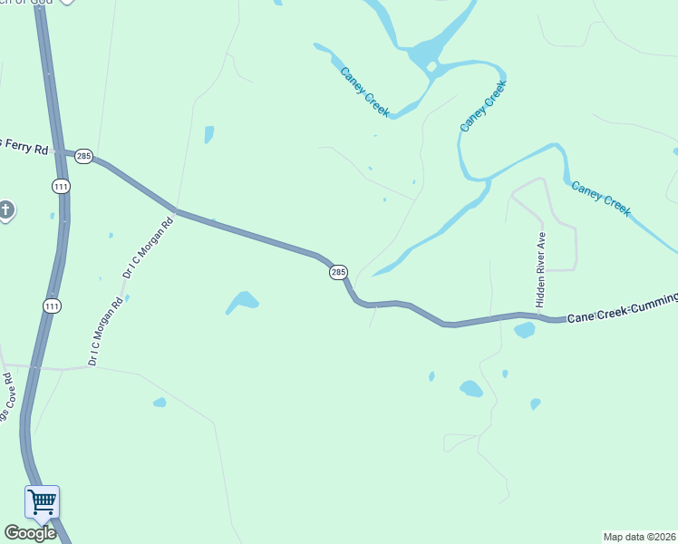 map of restaurants, bars, coffee shops, grocery stores, and more near Cane Creek-Cummingsville Road in Sparta