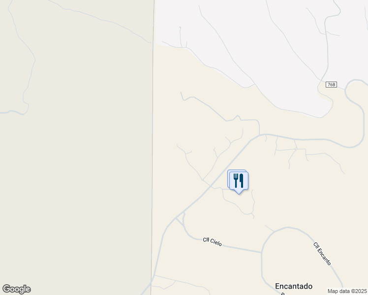 map of restaurants, bars, coffee shops, grocery stores, and more near 211 Pueblo De Cielo in Santa Fe