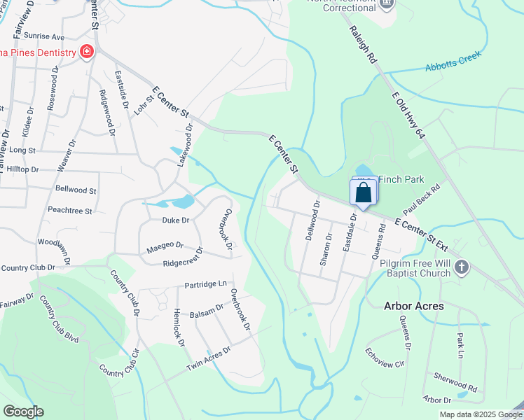 map of restaurants, bars, coffee shops, grocery stores, and more near 54 Random Drive in Lexington