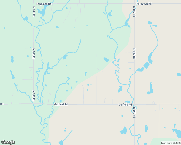 map of restaurants, bars, coffee shops, grocery stores, and more near 4621 Garfield Road in Beggs