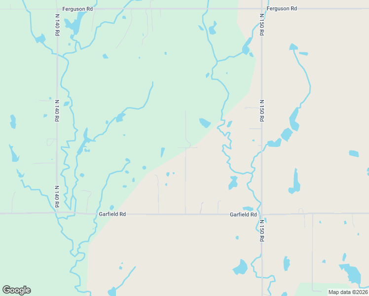 map of restaurants, bars, coffee shops, grocery stores, and more near 4621 Garfield Road in Beggs