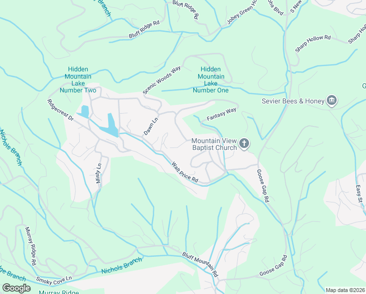 map of restaurants, bars, coffee shops, grocery stores, and more near 1509 Still Rest Road in Sevierville