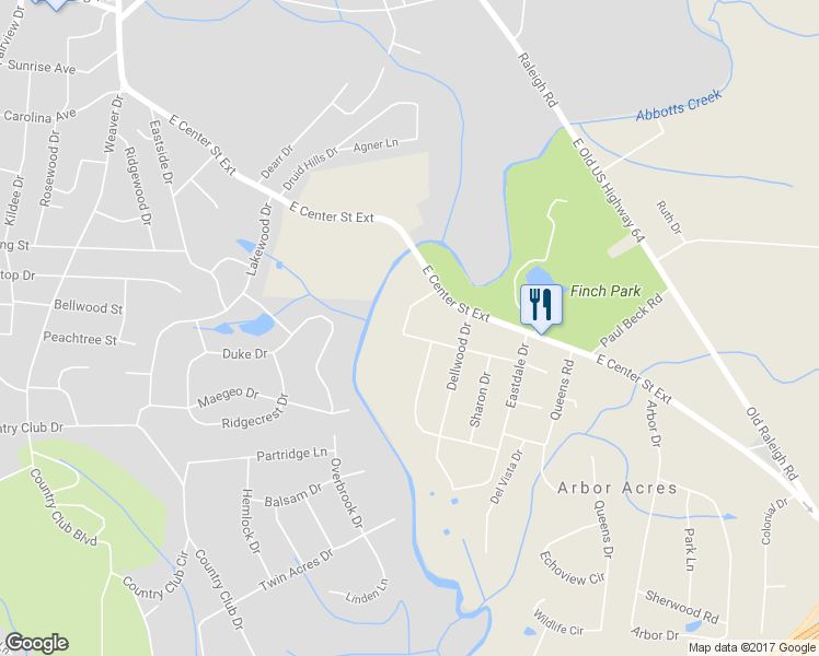 map of restaurants, bars, coffee shops, grocery stores, and more near 39 Random Drive in Lexington