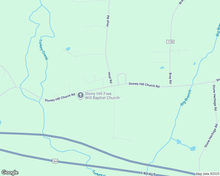map of restaurants, bars, coffee shops, grocery stores, and more near 9407 Stoney Hill Church Road in Middlesex