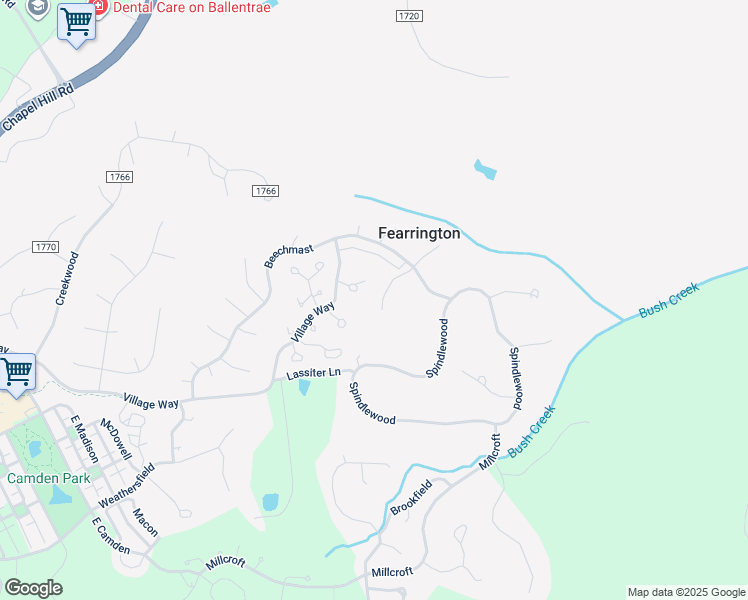 map of restaurants, bars, coffee shops, grocery stores, and more near 289 Stone Gate Drive in Pittsboro