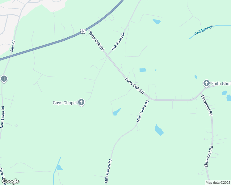 map of restaurants, bars, coffee shops, grocery stores, and more near 201 Barry Oak Road in Statesville
