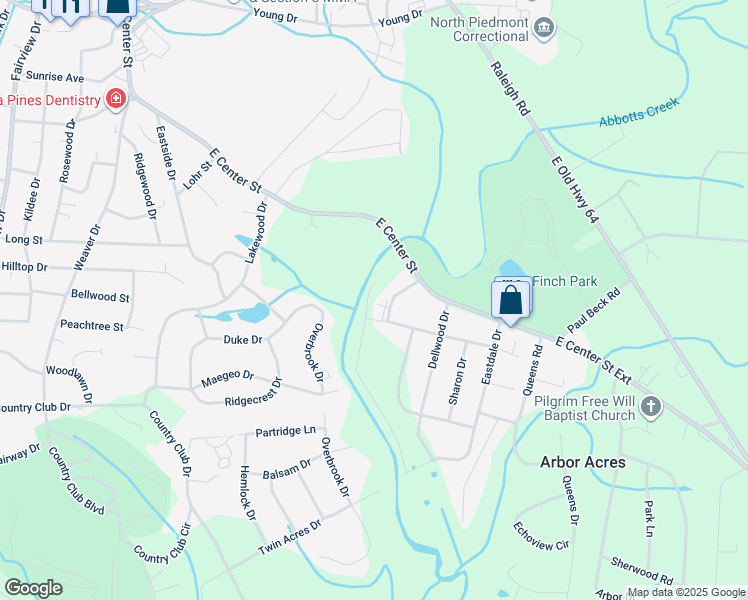 map of restaurants, bars, coffee shops, grocery stores, and more near 40 Random Drive in Lexington