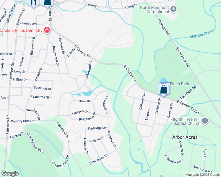 map of restaurants, bars, coffee shops, grocery stores, and more near 82 Duke Drive in Lexington