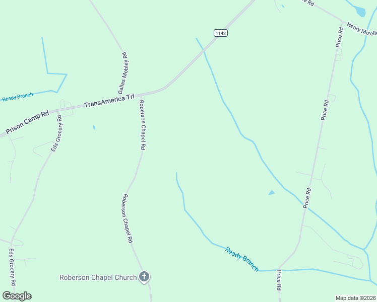 map of restaurants, bars, coffee shops, grocery stores, and more near 3845 Prison Camp Road in Williamston
