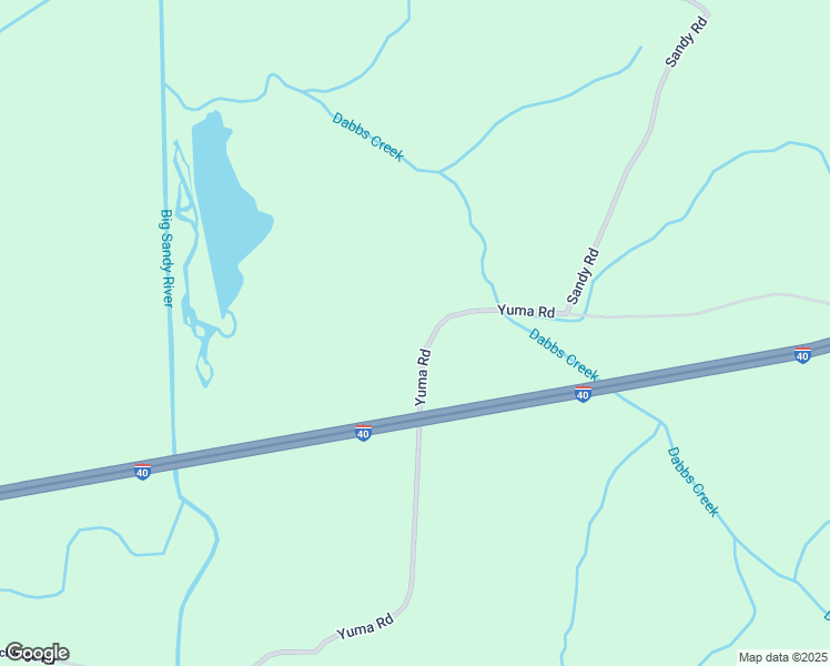 map of restaurants, bars, coffee shops, grocery stores, and more near 1585 Yuma Road in Wildersville