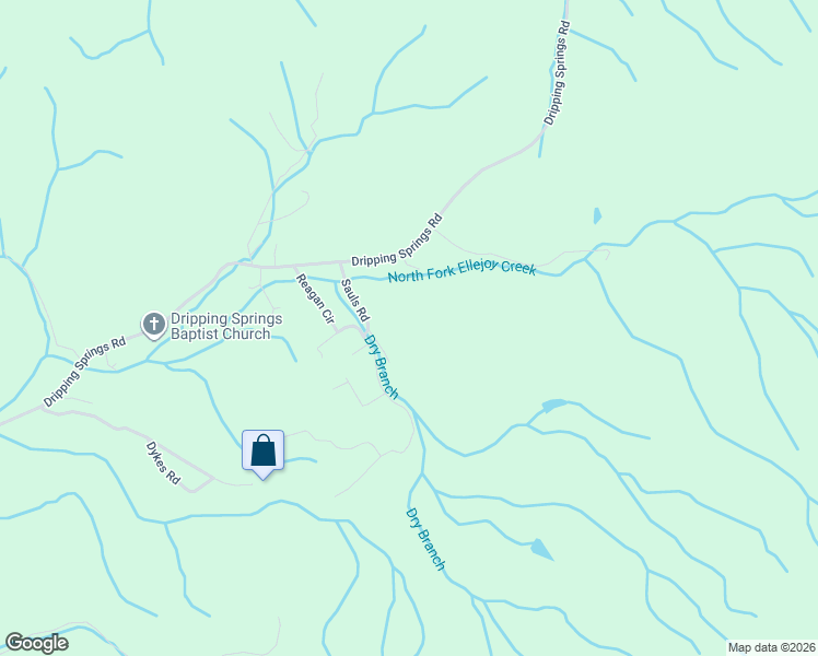 map of restaurants, bars, coffee shops, grocery stores, and more near 926 Sauls Road in Seymour