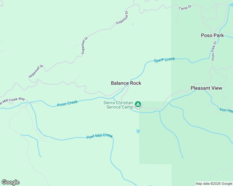 map of restaurants, bars, coffee shops, grocery stores, and more near 44599 M-3 in Posey