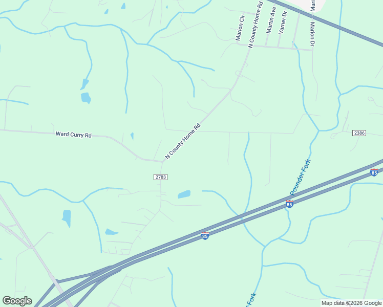 map of restaurants, bars, coffee shops, grocery stores, and more near 901 North County Home Road in Lexington