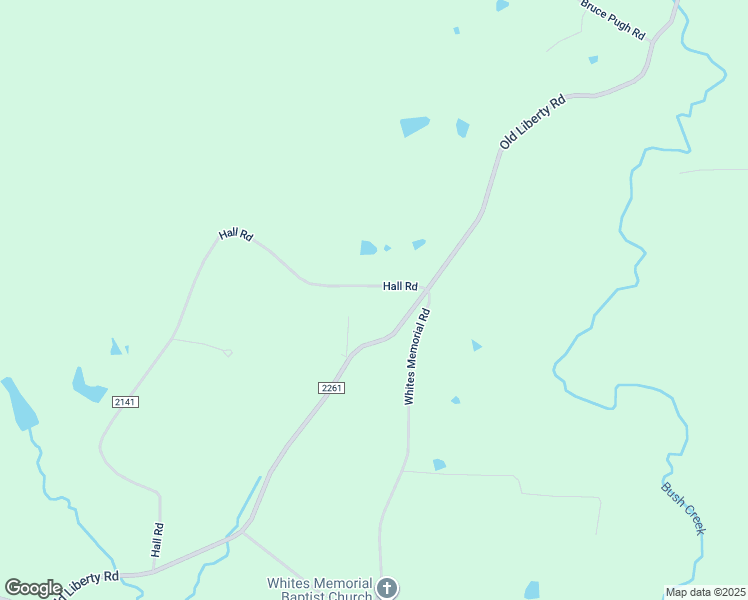 map of restaurants, bars, coffee shops, grocery stores, and more near 3440 Hall Road in Franklinville