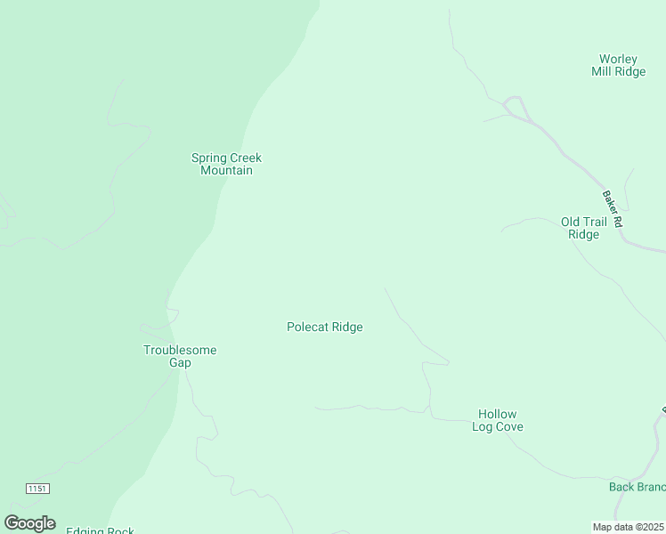 map of restaurants, bars, coffee shops, grocery stores, and more near 1161 Back Branch Road in Marshall