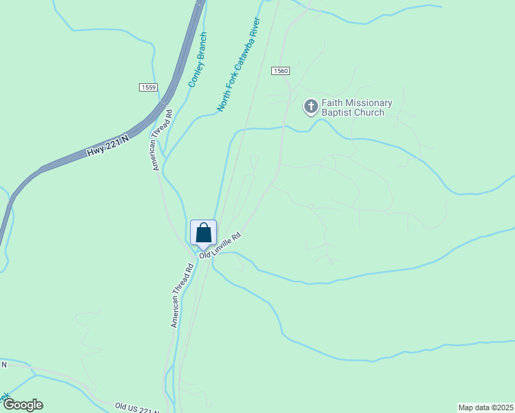 map of restaurants, bars, coffee shops, grocery stores, and more near 294 Old Linville Road in Marion