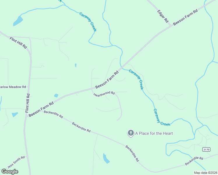 map of restaurants, bars, coffee shops, grocery stores, and more near 3318 Beeson Farm Road in Sophia