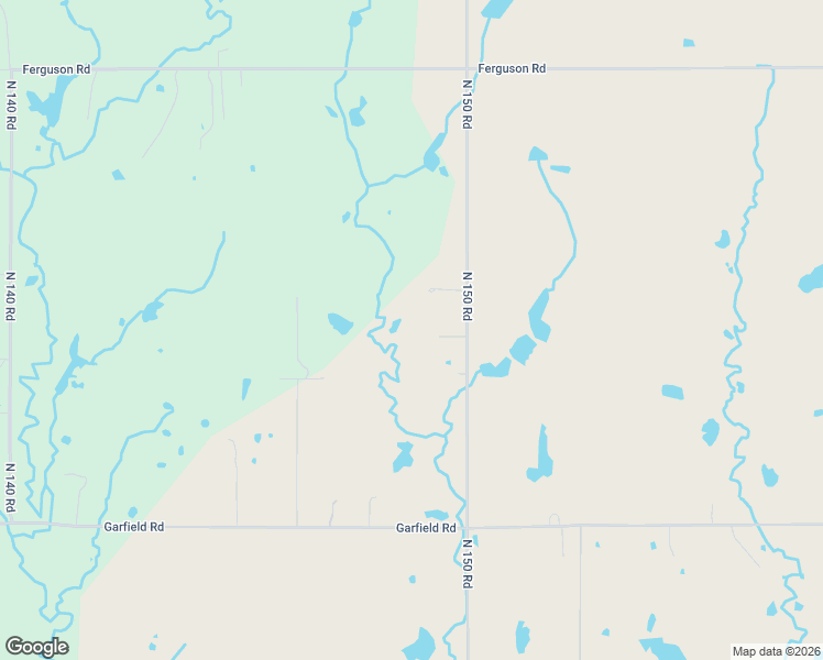 map of restaurants, bars, coffee shops, grocery stores, and more near 3535 North 150 Road in Beggs