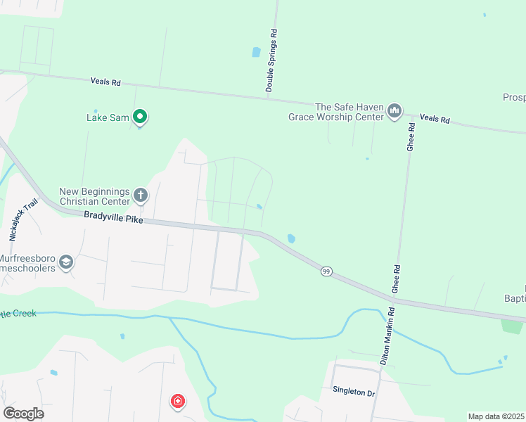 map of restaurants, bars, coffee shops, grocery stores, and more near 3901-4063 Bradyville Pike in Murfreesboro