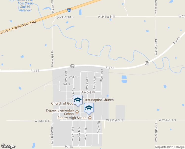 map of restaurants, bars, coffee shops, grocery stores, and more near 110 Purdy Avenue in Depew