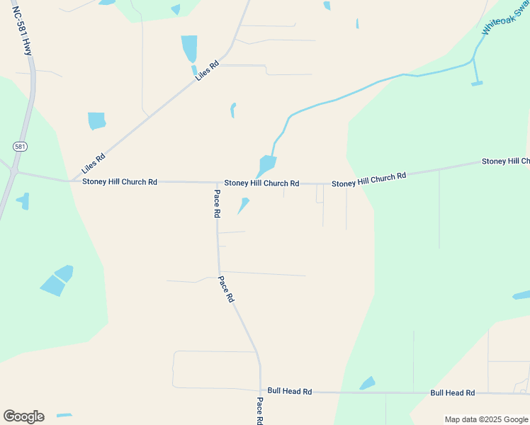 map of restaurants, bars, coffee shops, grocery stores, and more near 5429 Stoney Hill Church Road in Bailey